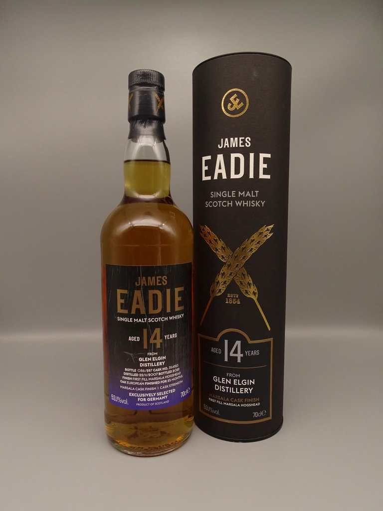 Glen Elgin 2007/2022 14yo 1st Fill Marsala European Oak Hogshead Finish (25 months) 53,1% Cask Strength