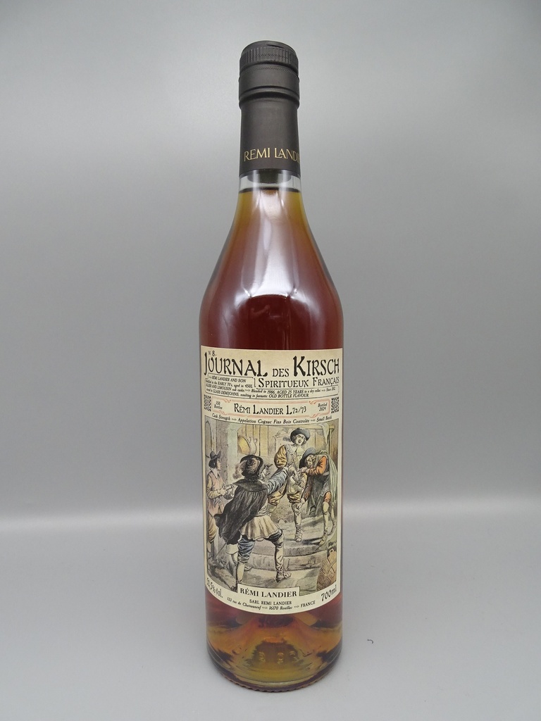 Remi Landier Cognac Très Vieux Fins Bois L72-73 Journal de Kirsch 52,5%