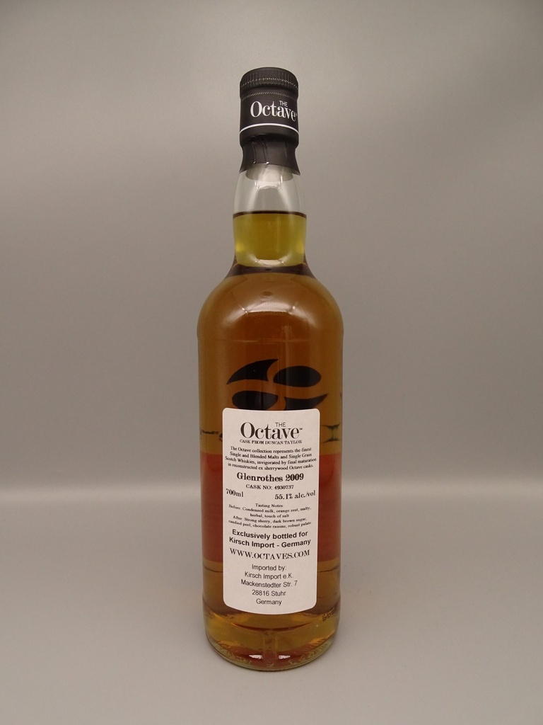 Glenrothes 2009/2021 11yo (7 mth. Octave Cask) 55,1% Cask Strength