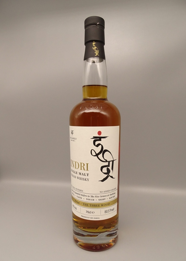 Indri Trini Indian Single Malt Whisky 46%