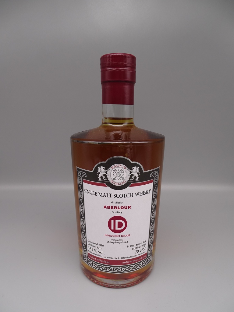 Aberlour 2011/2021 ID Innocent Dram Sherry Hogshead 47,5%