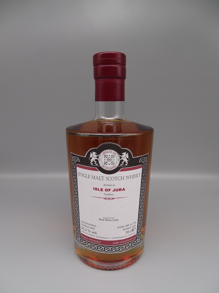Isle of Jura 2000/2019 Red Wine Cask 55,2%