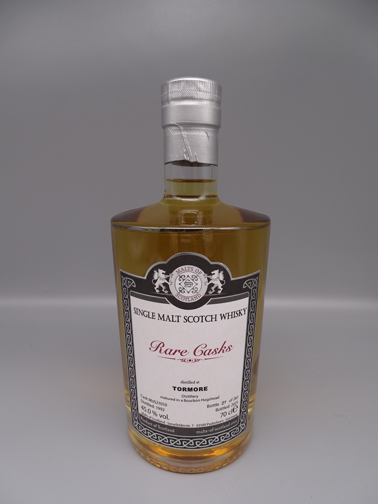 Tormore 1992/2021 Bourbon Hogshead Rare Cask Range 45%