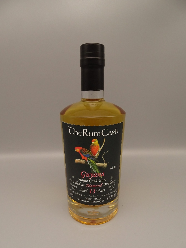 GUYANA 2004 13yo "WHITE" Diamond Distillerie 61,2% 0,5l