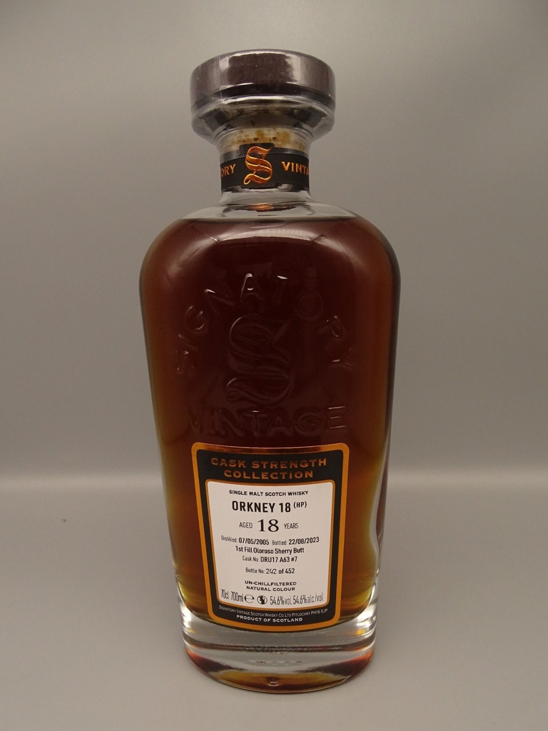 Orkney 2005/2023 Cask DRU 17/A63 No. 7 54,6%