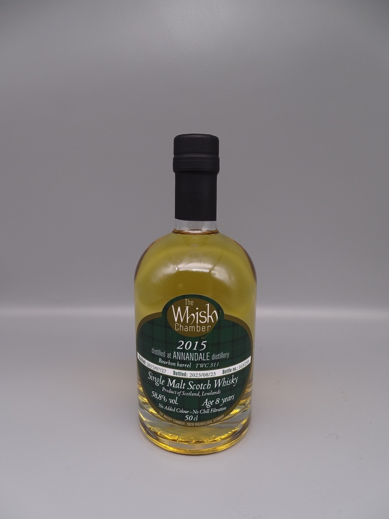 Annandale 2015/2023 8yo peated Bourbon Barrel 58,8% 0,5l