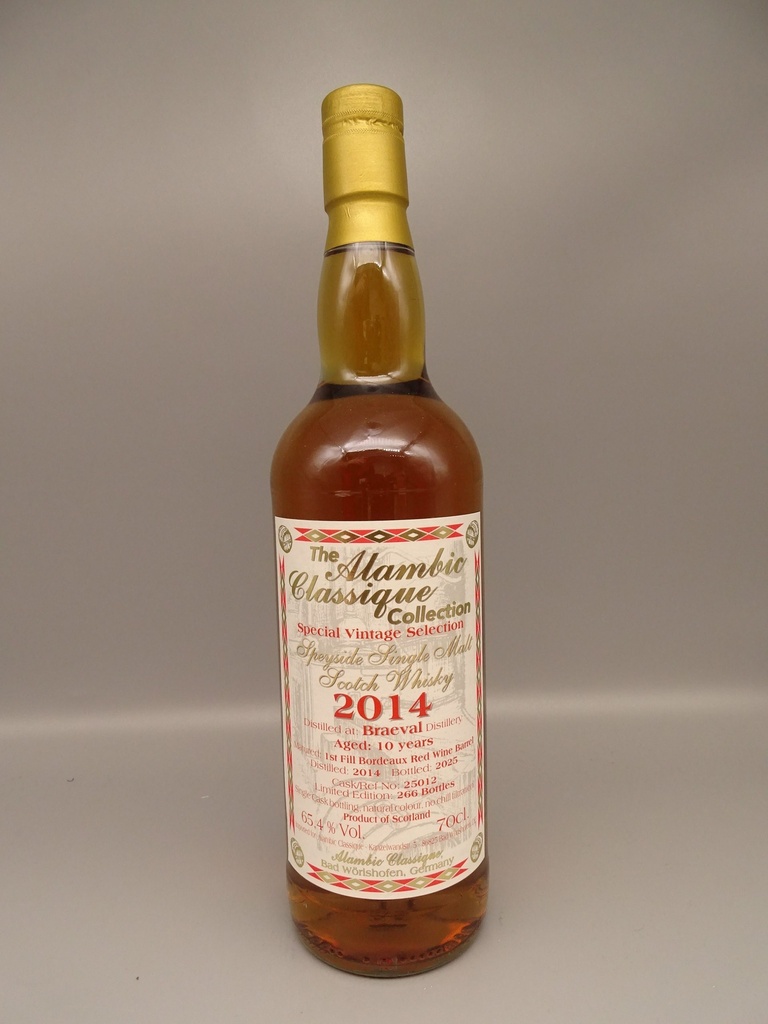 Braeval 2014/2024 10yo Bordeaux Wine Cask 65,4%