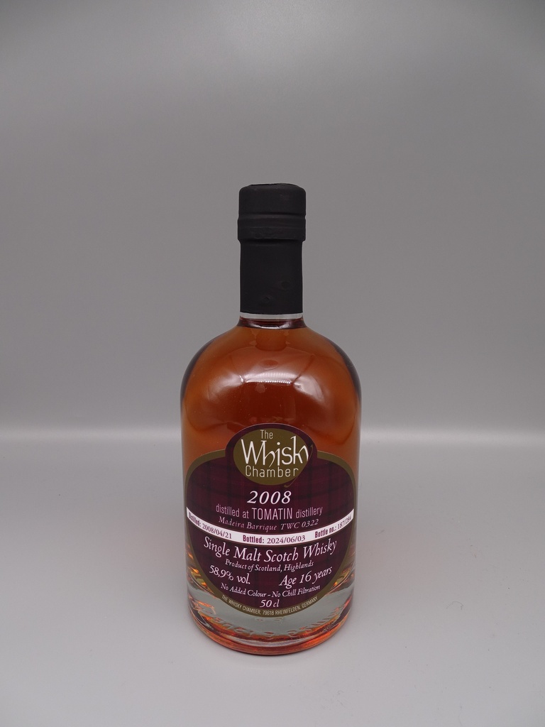 Tomatin 2008/2024 16yo Madeira Barrique 58,9%