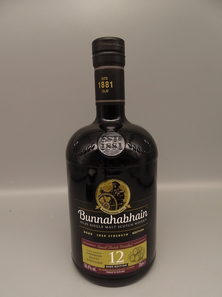 Bunnahabhain 12yo Cask Strength 2025 Release 56,4%