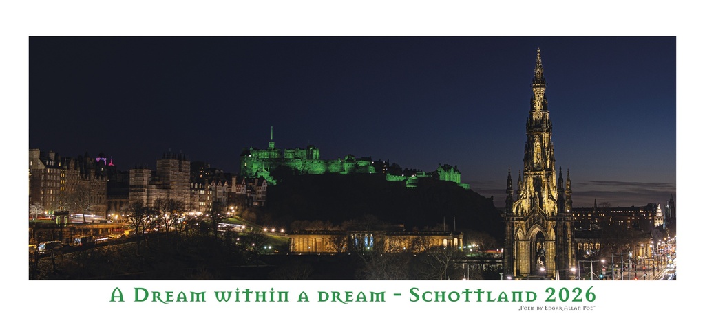Wandkalender "A DREAM WITHIN A DREAM - SCOTLAND 2026"