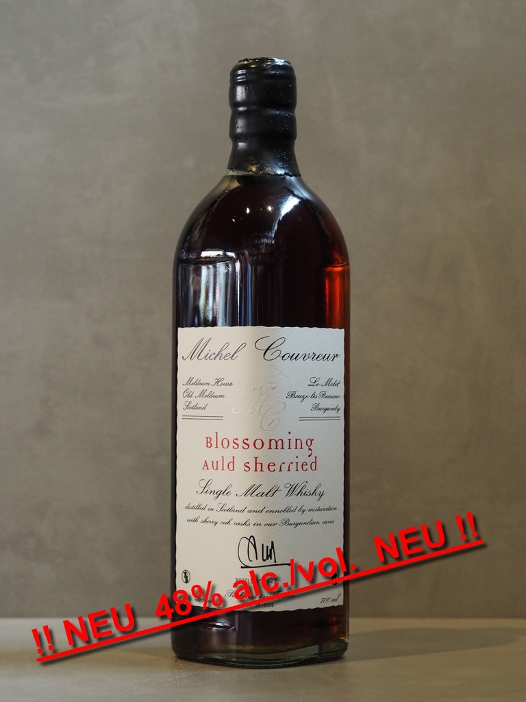 Michel Couvreur BLOSSOMING AULD SHERRIED Single Malt 48% (NEUE Abfüllung)