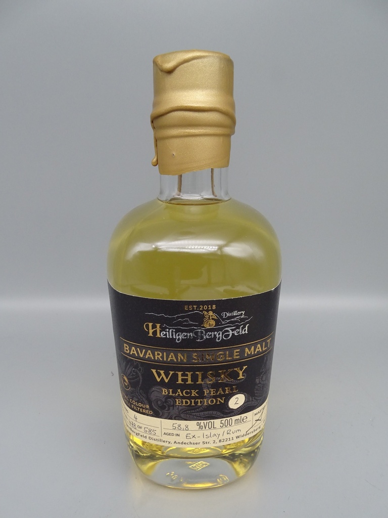 HeiligenBergFeld Black Pearl Edition Nr. 2 Ex Islay/Rum Cask 58,8% 500ml