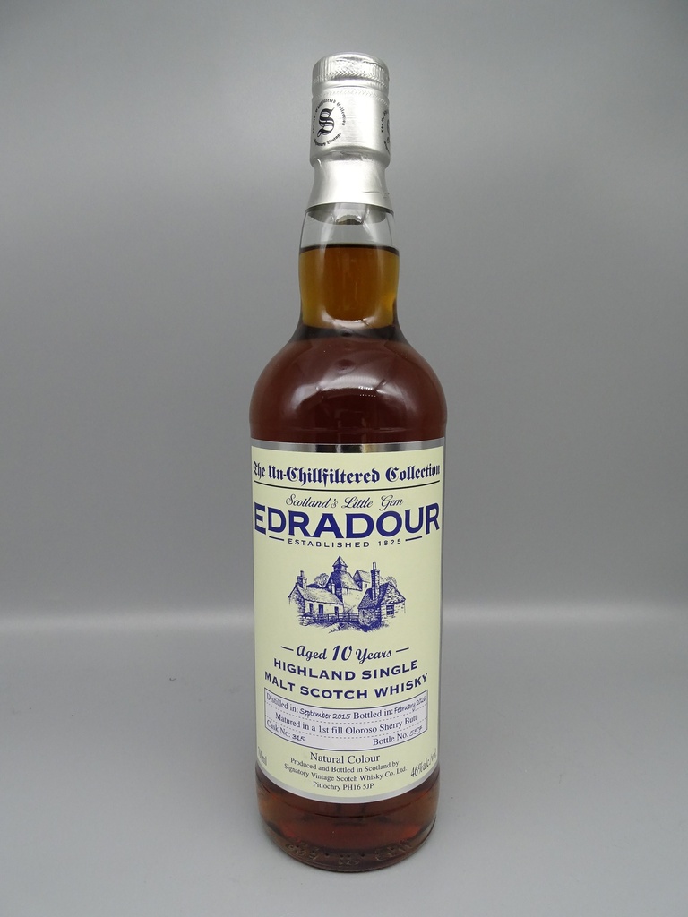 Edradour 2015/2026 10yo UCF Collection Dark Sherry Single Cask #315 46%