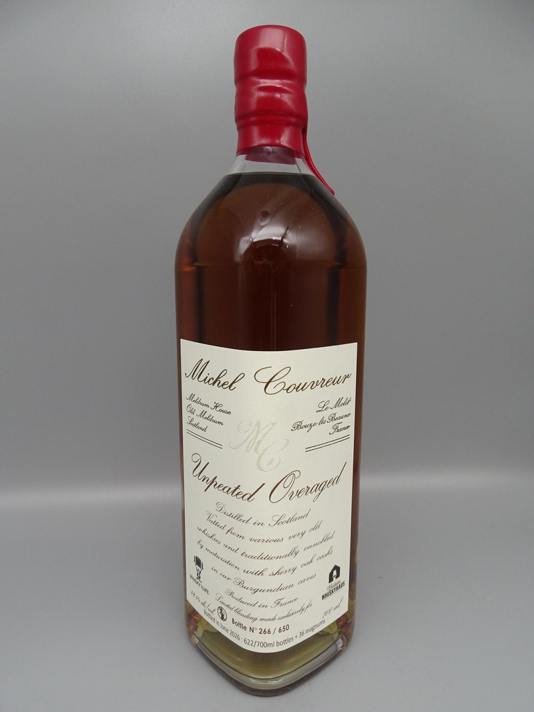 Michel Couvreur UNPEATED OVERAGED for Germany 2026 Malt Whisky 49,5% Cask Strength