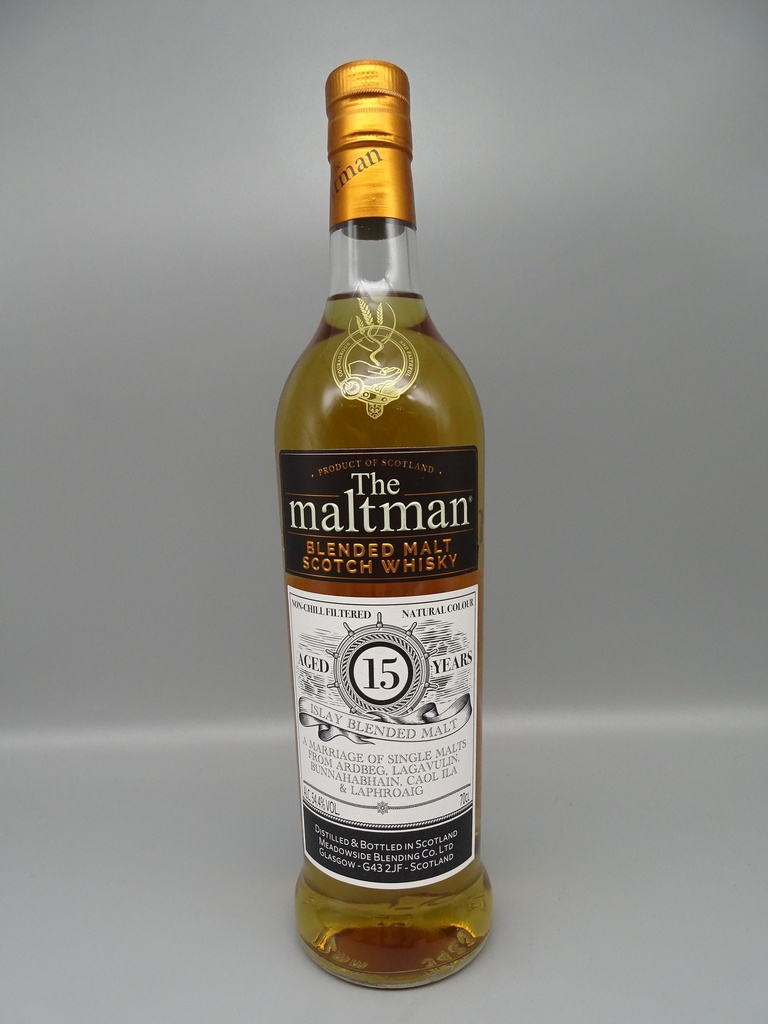 Islay Blended (Maltman) Malt 15yo Bourbon Cask 54,4%