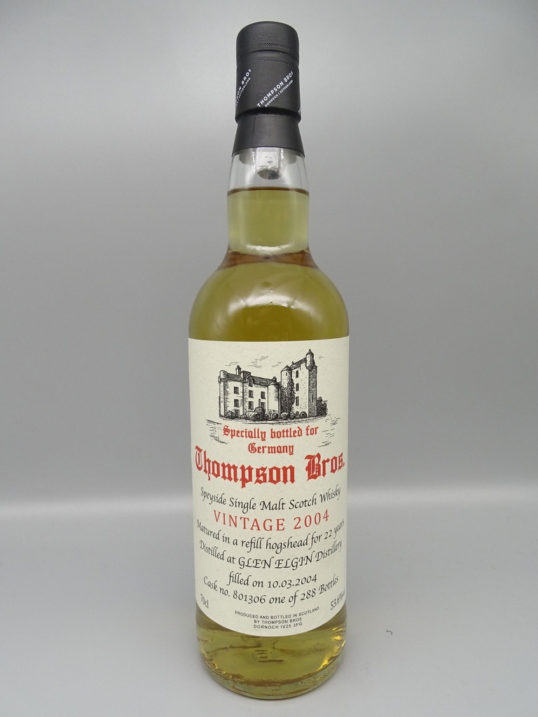 Glen Elgin 2004/2026 22yo Refill Hogshead 801306 German exclusive 53,6%