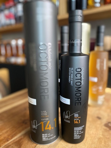 Octomore 14.1 Scottish Barley 128,9ppm 1st Fill American Whiskey Cask 59,6%