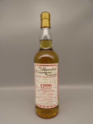 Tobermory 1995 27yo 1st fill BB + finish 5yrs Guyana Rum Barrel SingleCask 57,5% Cask Strength