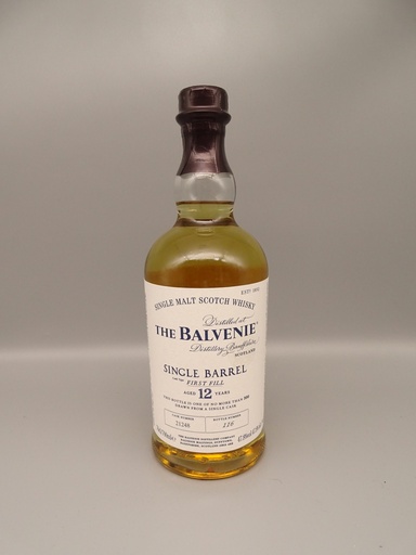 Balvenie 12yo Single Barrel 1st Fill Bourbon Cask 47,8%