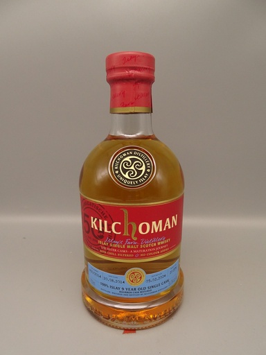 Kilchoman Vintage 2014 9yo 100% Islay 20ppm Bourbon Cask 650/2014 55,3%