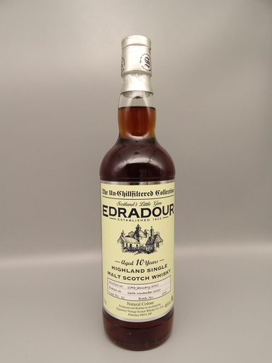 Edradour 2015/2025 10yo UCF Collection Dark Sherry 1st Fill Oloroso Butt 309 46%