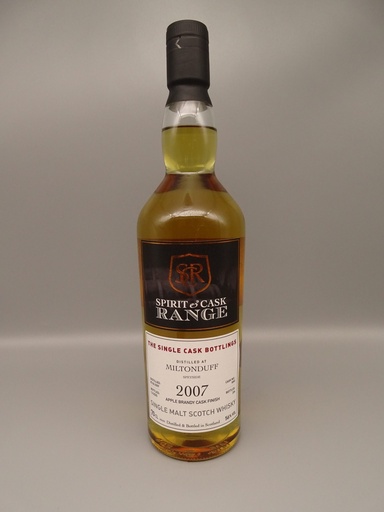 Miltonduff 2007/2010 13yo Apple Brandy Cask FInish 56% Cask Strength