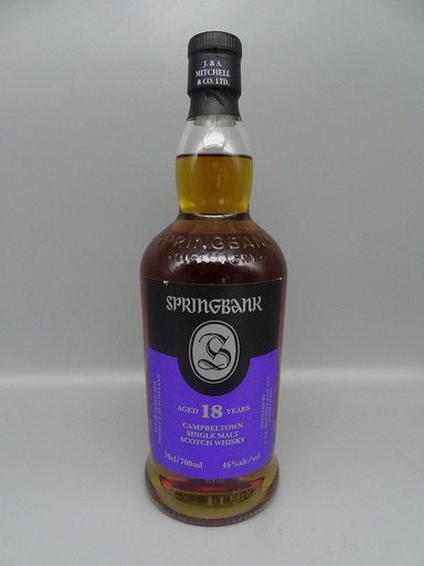 [P0005915] Springbank 18yo Release 2025 46%