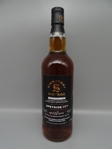 Speyside (M) 2008/2026 17yo Edt. #16 1st Fill Oloroso Sherry Butts 57,1%