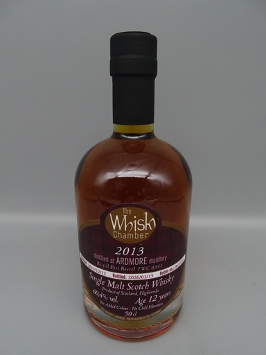 Ardmore 2013 12yo Refill Port Cask 60,4%