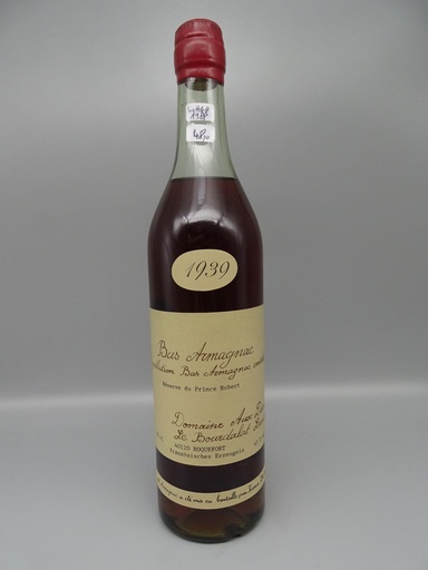 Bas Armagnac 1939/1988 Domaine Aux Ducs Le Bourdalat Réserve du Prince Robert 43%