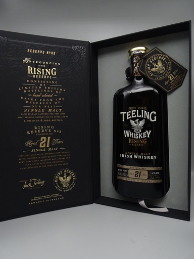 Teeling Rising Reserve 3 Irish Single Malt Whiskey 21yo Ruby Port Finish 46%