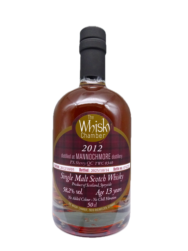 Mannochmore 2012/2025 13yo PX Sherry QC 52,4%