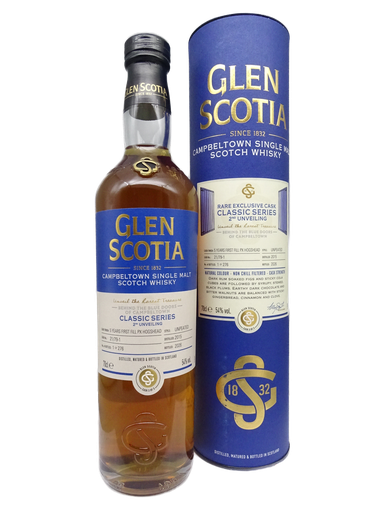 Glen Scotia Vintage 2015 Classic Series Single Cask 321/79-1 1st Fill PX Cask Finish (5y) 54,0%