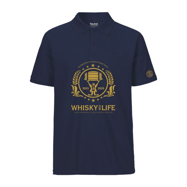 Polo-Shirt "WFL 10th Anniversary" Dunkelblau (versch. Größen XL~4XL)