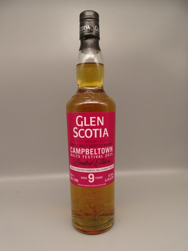 Glen Scotia 9yo Campbeltown Festival 2025 Heavily Peated Ribera del Duero Finish Casks 54,3%