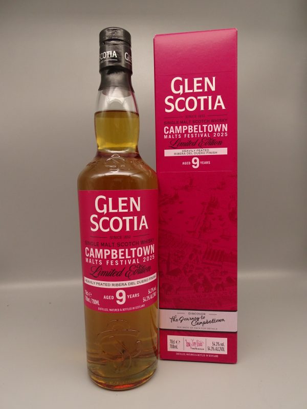 Glen Scotia 9yo Campbeltown Festival 2025 Heavily Peated Ribera del Duero Finish Casks 54,3% – Bild 2