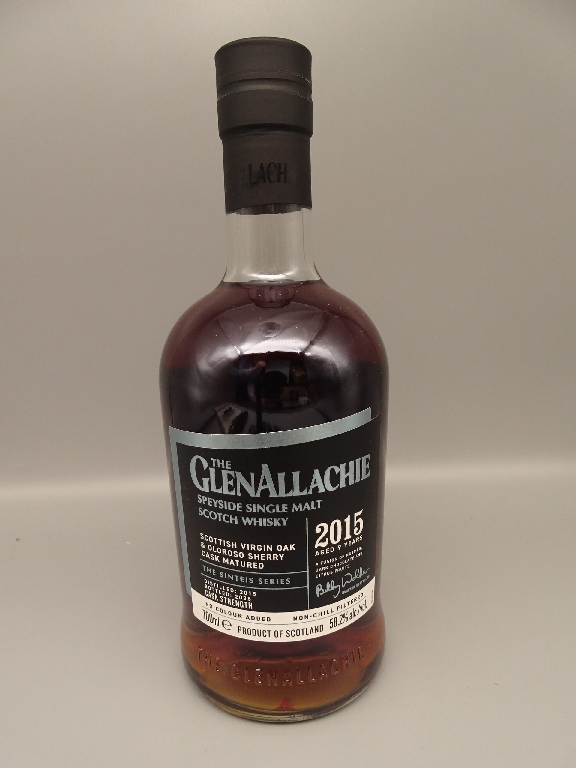 GlenAllachie 2015 9yo "Sinteis Part II" Virgin Oak & Oloroso Casks CS 58,2%