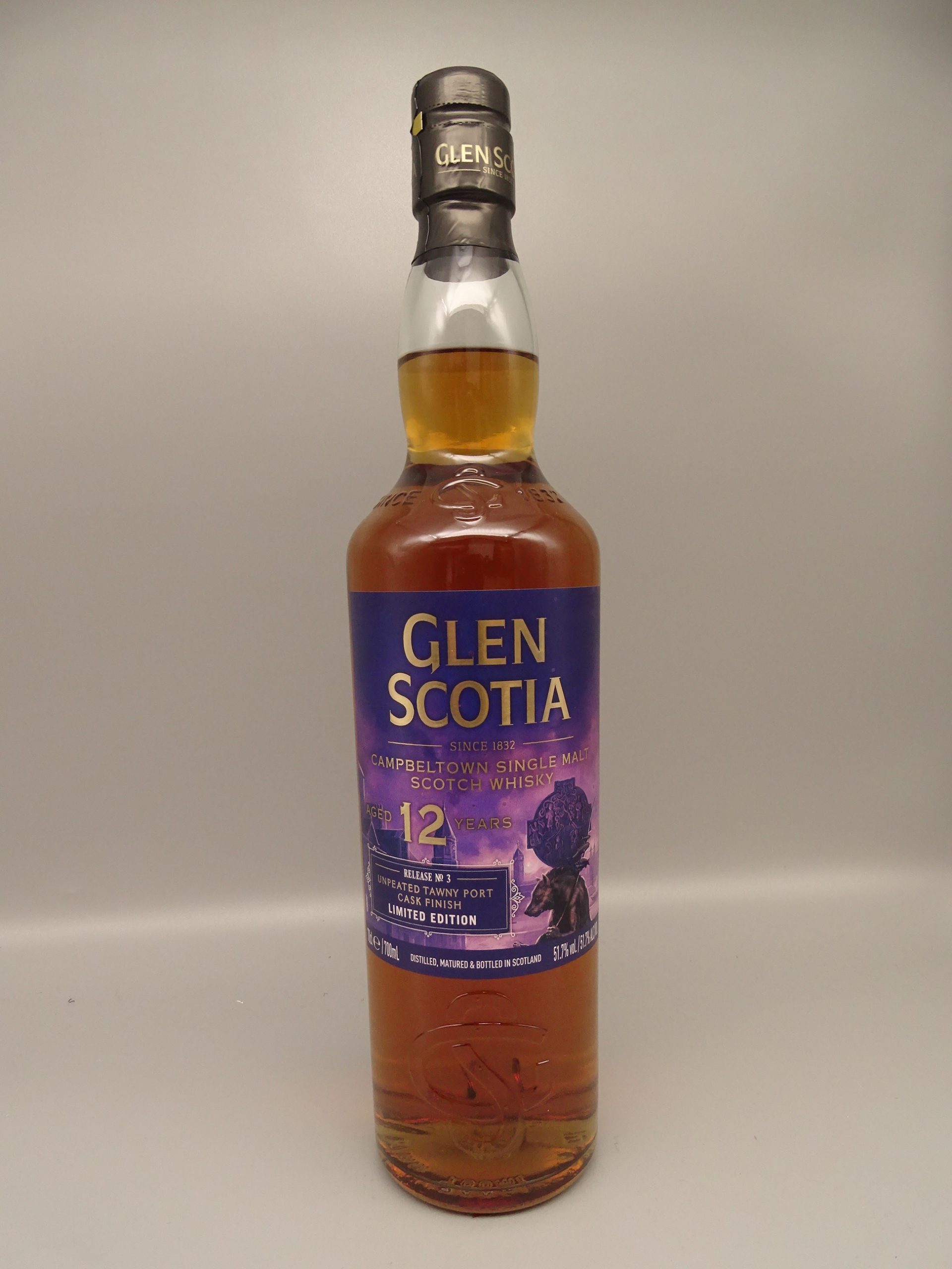 Glen Scotia 12yo "Icons of Campbeltown - The Wulver" #3 Unpeated Tawny-Port 51,7%
