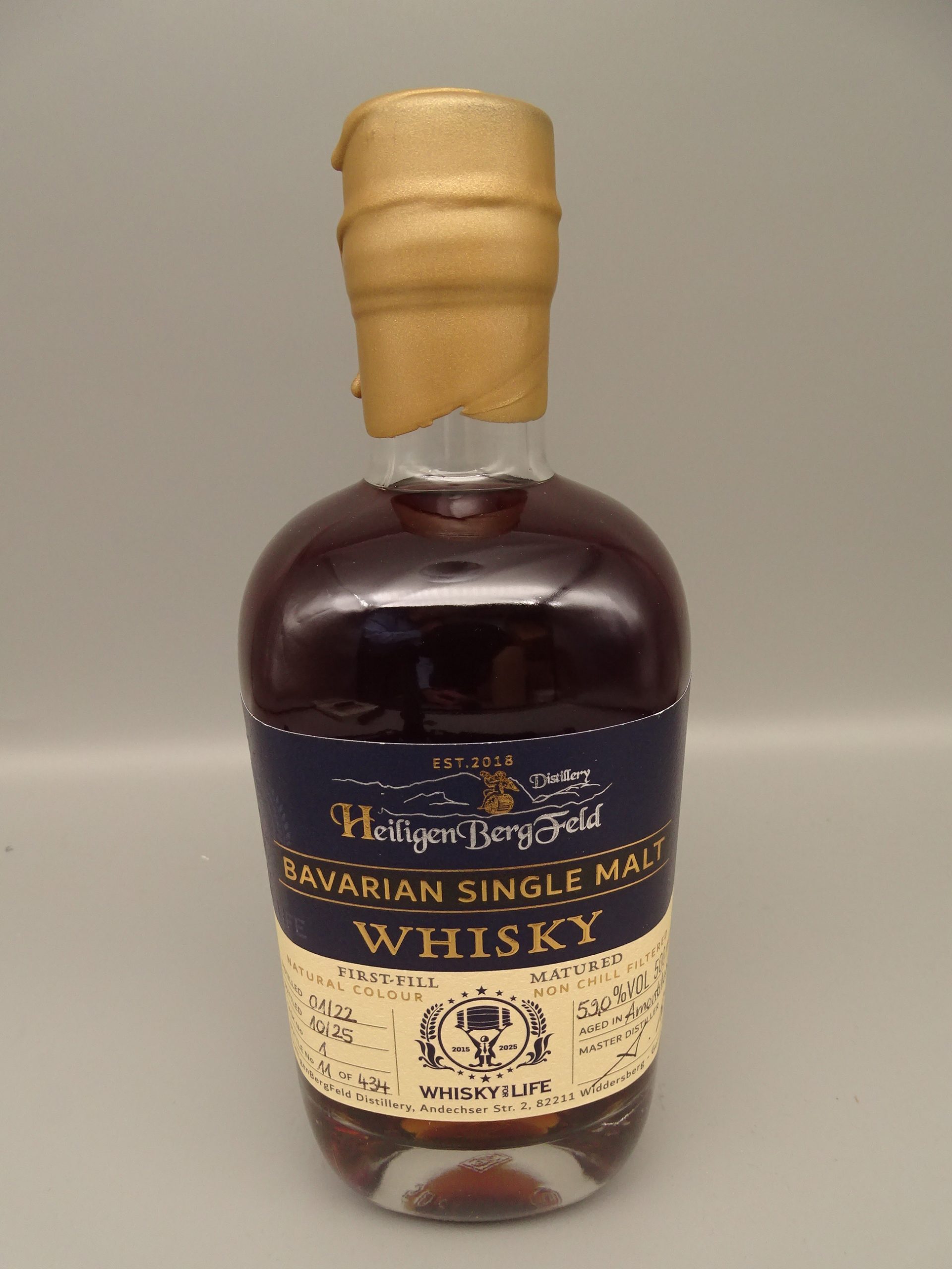HeiligenBergFeld "WFL 10th Anniversary" Nr. 1 Amontillado Single Cask 59,0% 500ml