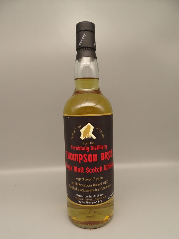 Thompson Bros Torabhaig 2018/2025 7yo Germany Exclusive 1st Fill Bourbon Barrel #1127 55,7%