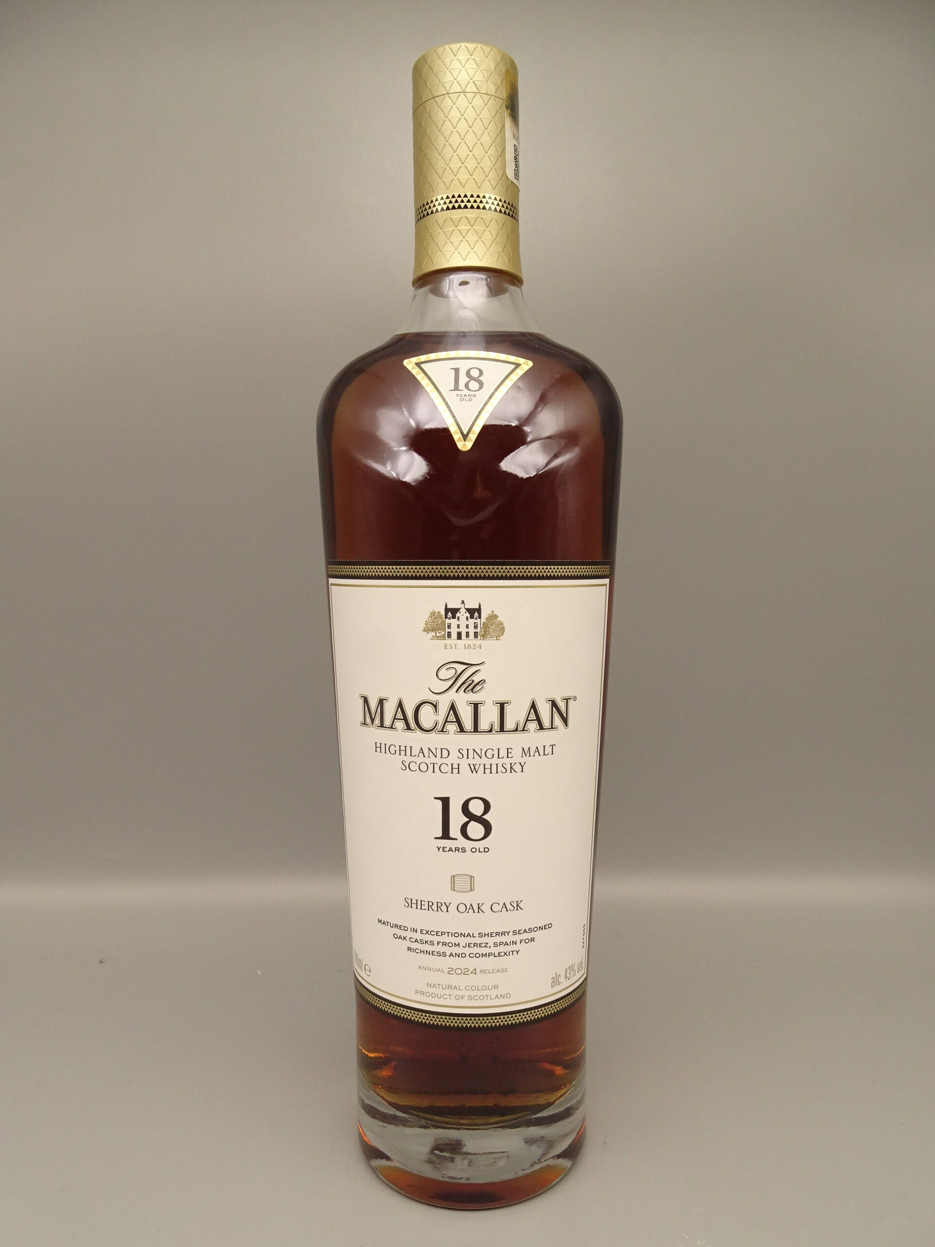Macallan 18yo Sherry Oak Batch 2024 43%