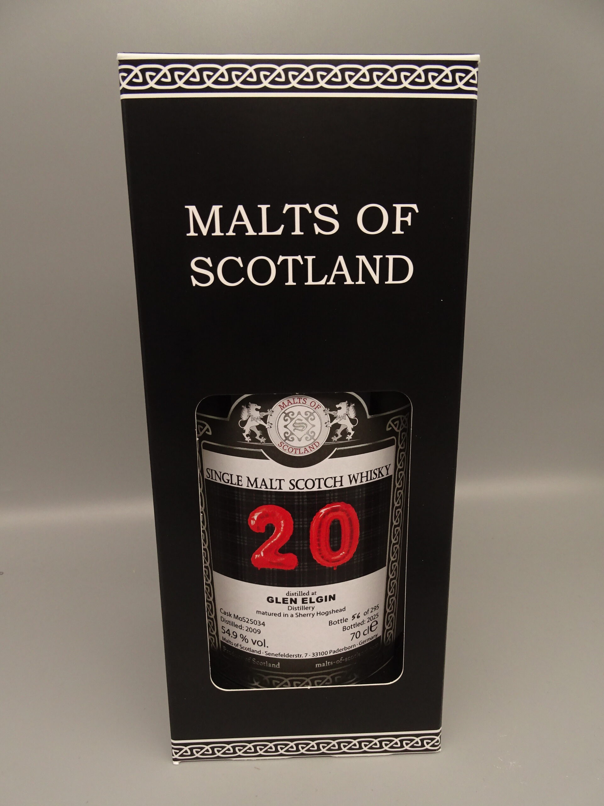 Glen Elgin 2009/2025 16y MoS Sherry Hogshead 54,9% – Bild 2
