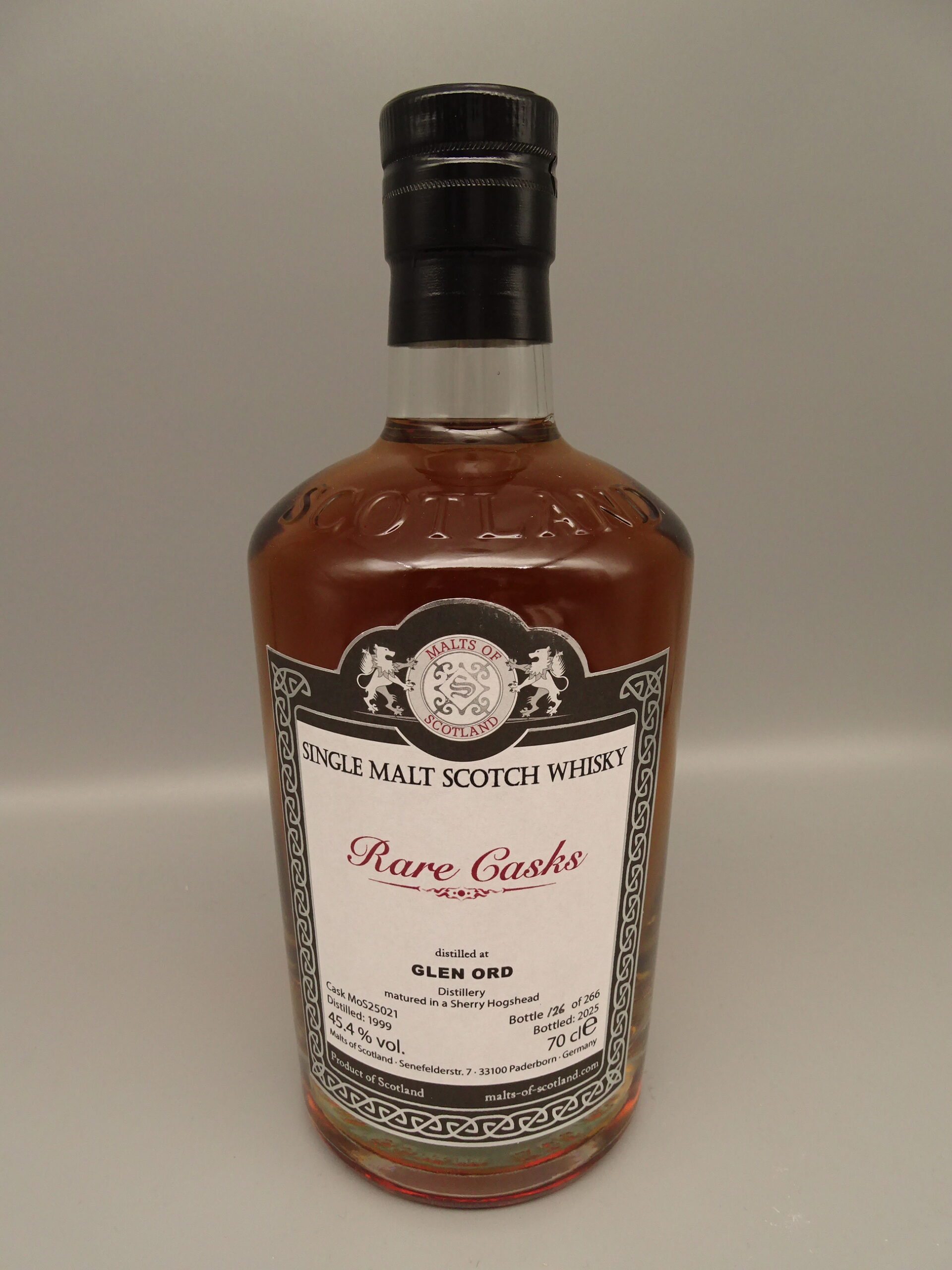 Glen Ord 1999/2025 Sherry Hogshead Rare Cask Range 45,4%