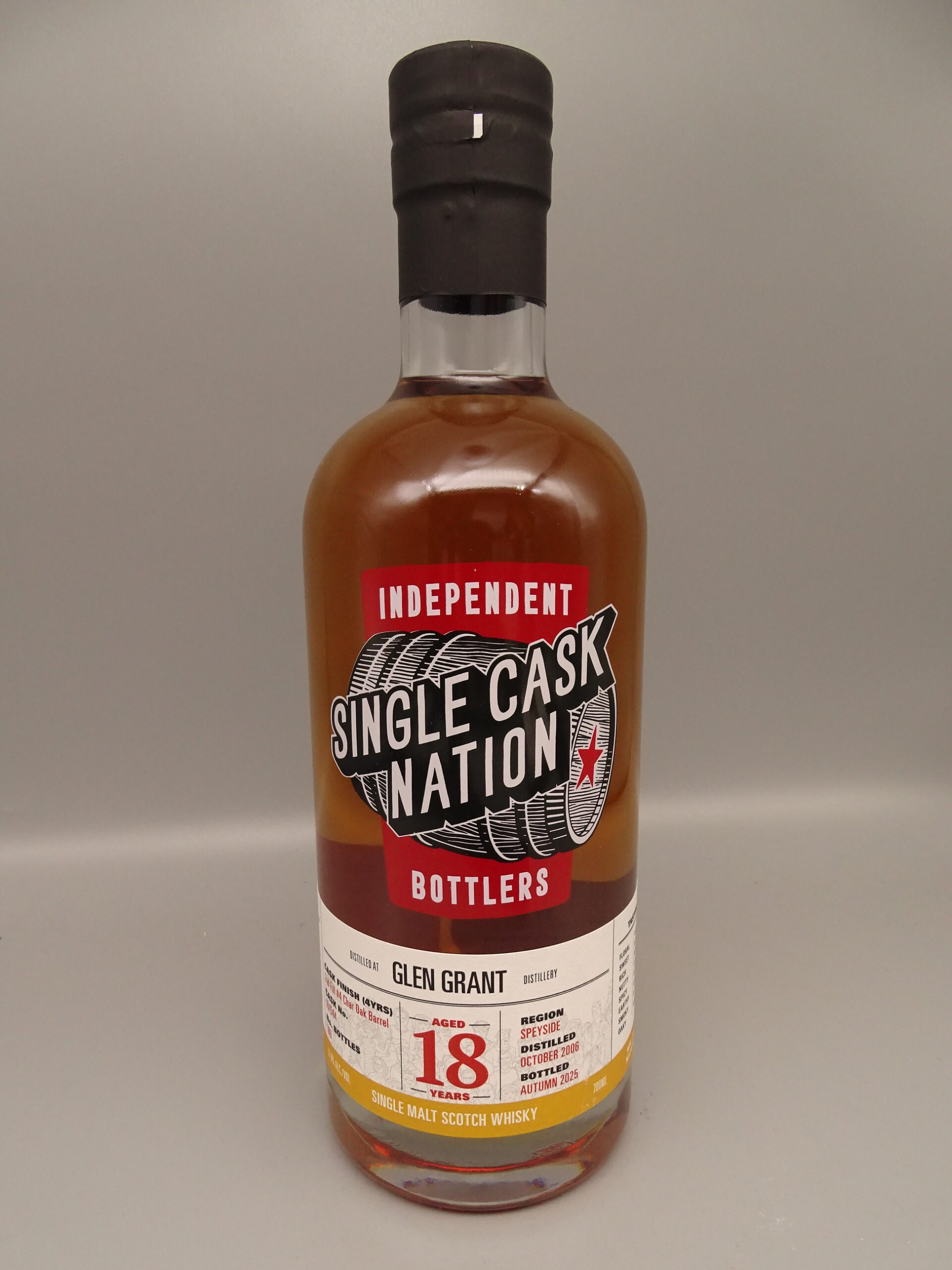 Glen Grant 2006/2025 18yo Char Oak Barrel 161544 57,6%
