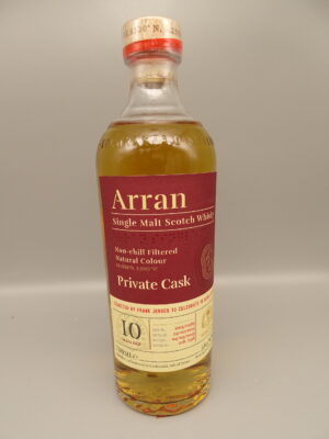 Arran 2015/2025 10yo 1st Fill Bourbon Barrel WFL "10th Anniversary" 58,4%