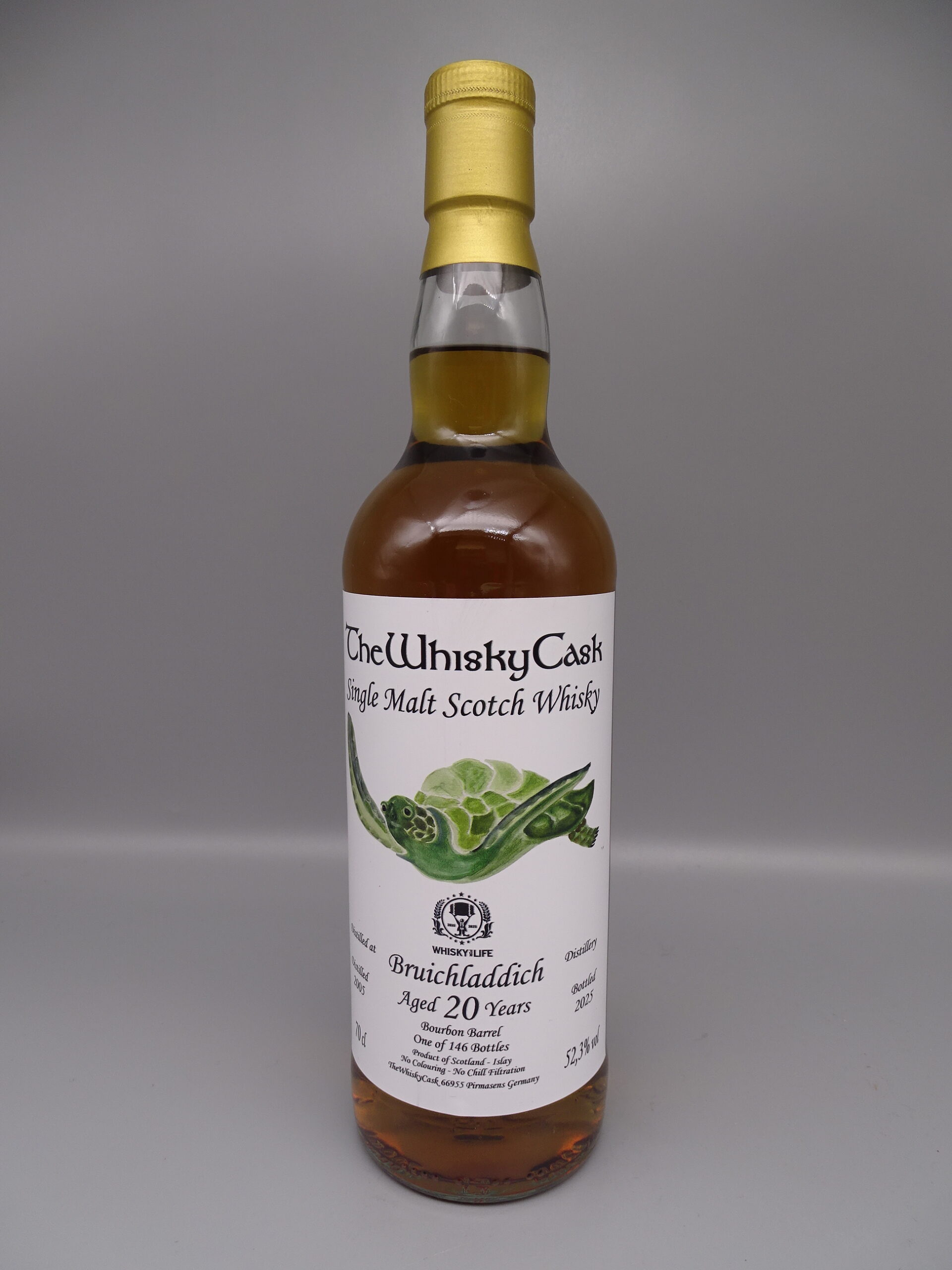 Bruichladdich 2005/2025 20yo - WFL Joint Bottling The Whisky Cask - Fresh Bourbon Barrel 52,3%