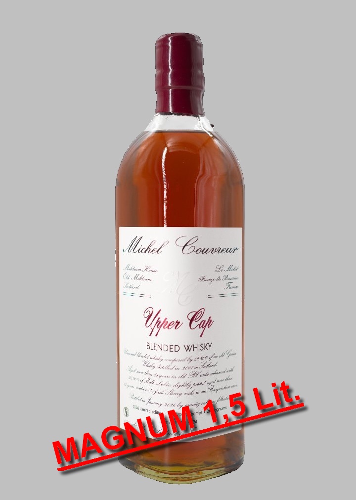 Michel Couvreur UPPER CAP A PIE 15yo Blended Whisky 47% MAGNUM 1,5 Lit.