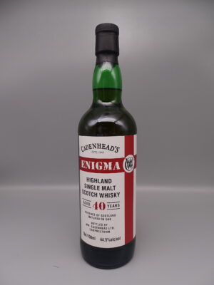 Enigma 40yo Single Malt (mutmaßlich Glenmorangie) 44,5%