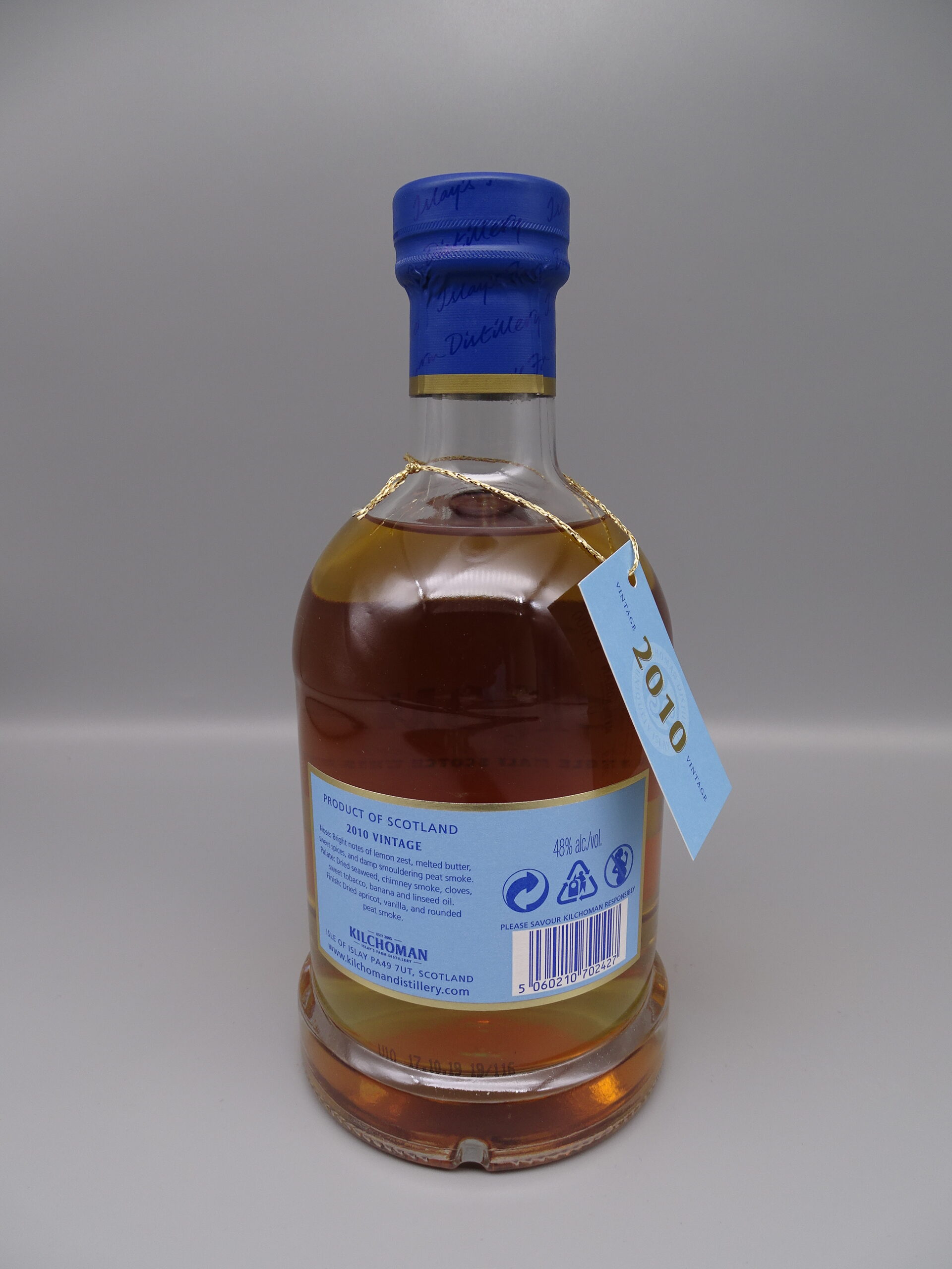 Kilchoman Vintage 2010 9yo 48% – Bild 2