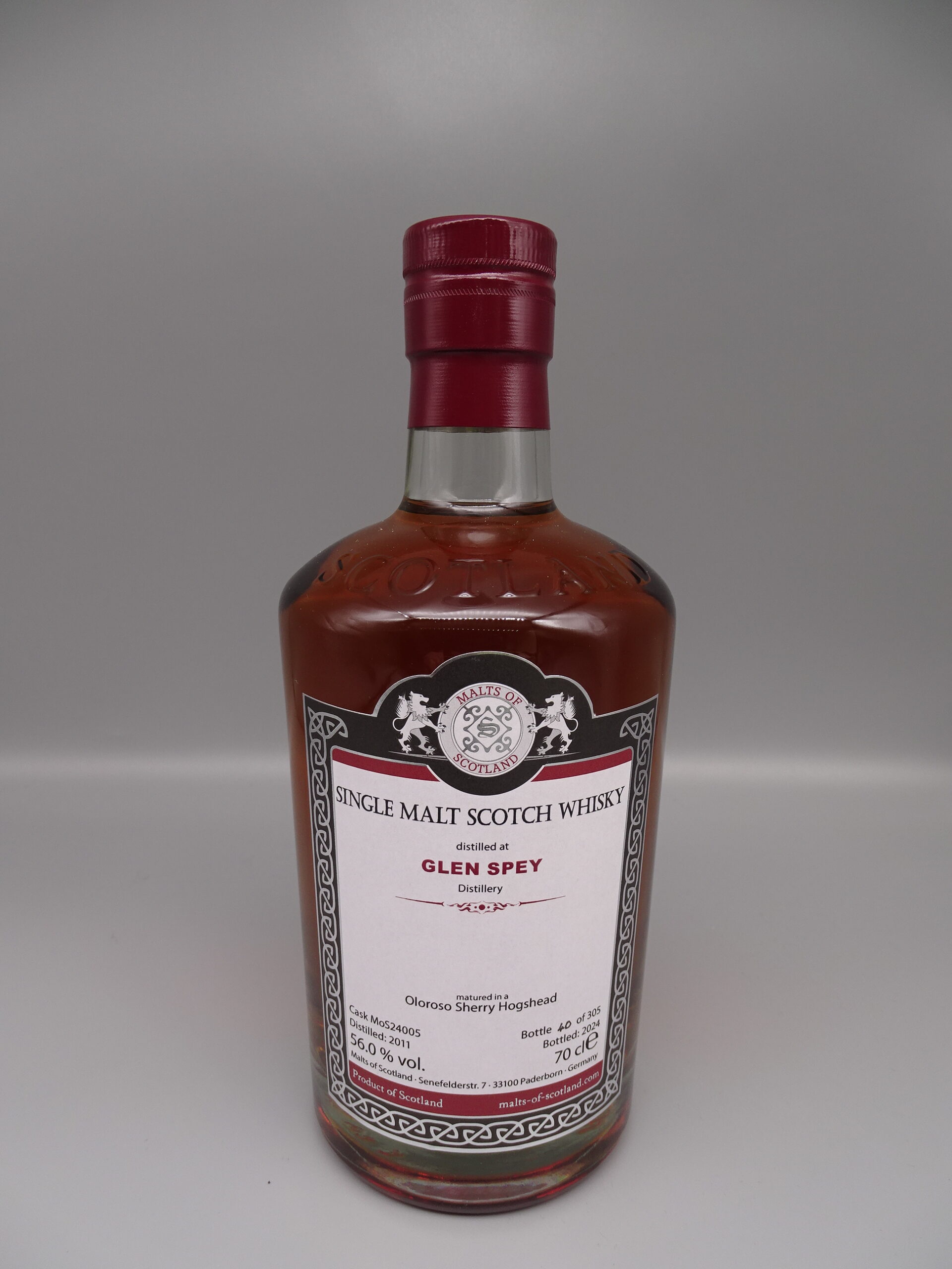 Glen Spey 2011/2024 Oloroso Hogshead 56%
